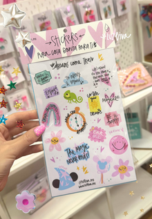  Planilla Stickers Disney