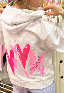  Hoodie Corazones M